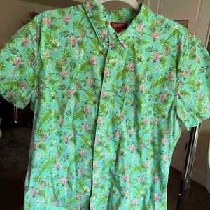 Vintage Arizona Floral Short Sleeve Button-Up